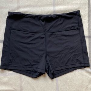 ATHLETA Black Ultimate Shortie Shorts Women’s Size Extra Large